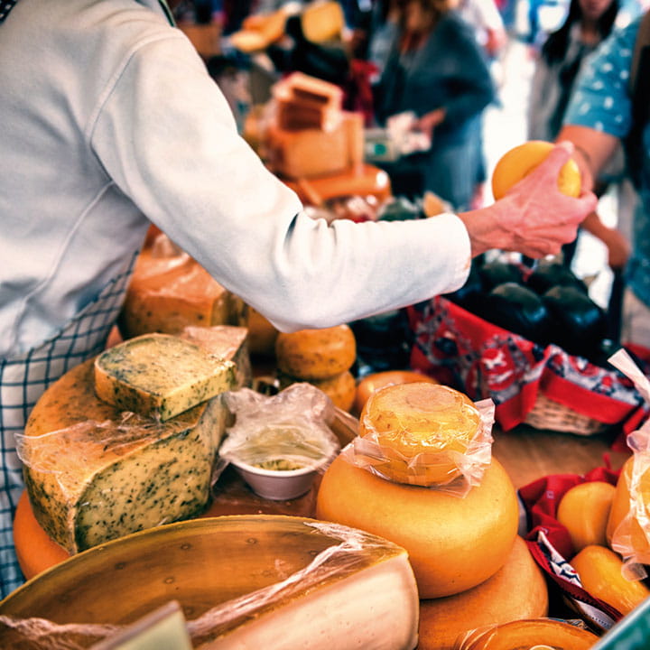 Traditional cheese market, Alkmaar, Netherlands Traditional cheese market, Alkmaar, Netherlands